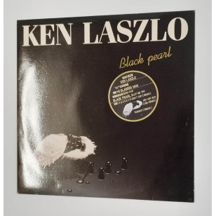 Ken Laszlo - Black Pearl 1987 Hong Kong Coral Transparent Colored Vinyl LP***READY TO SHIP from Hong Kong***